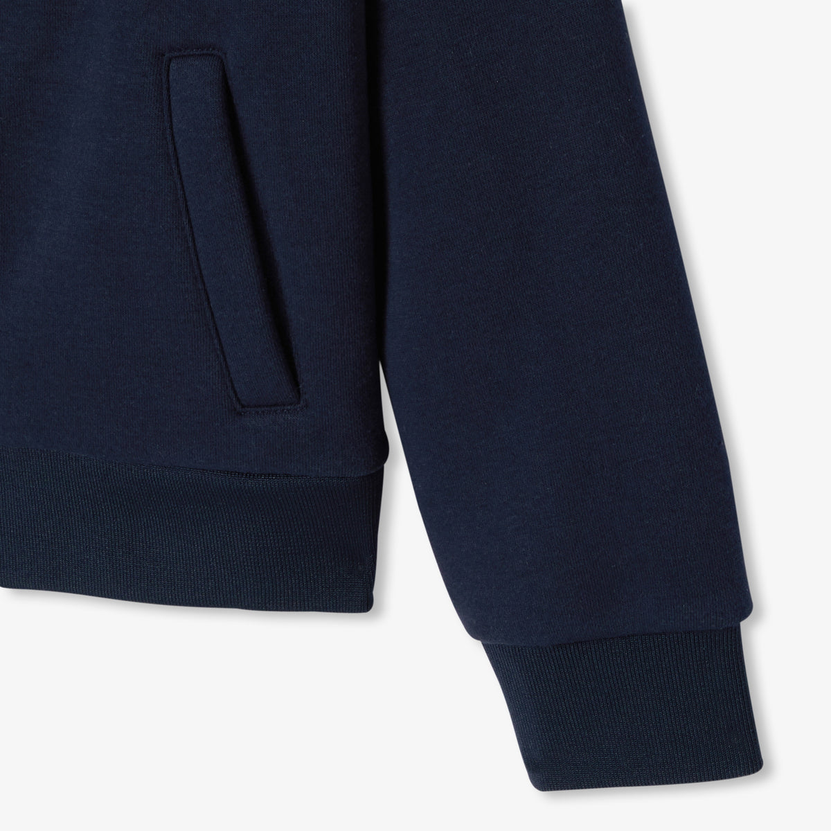 Girl zip-up fleece hoodie