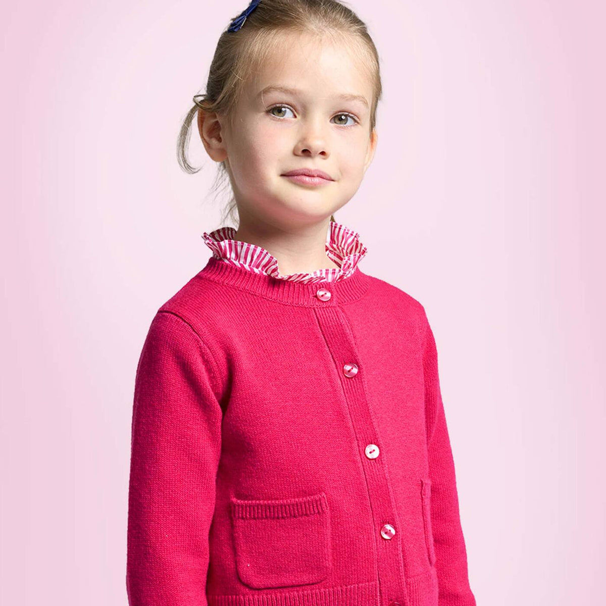 Girl wool blend cardigan