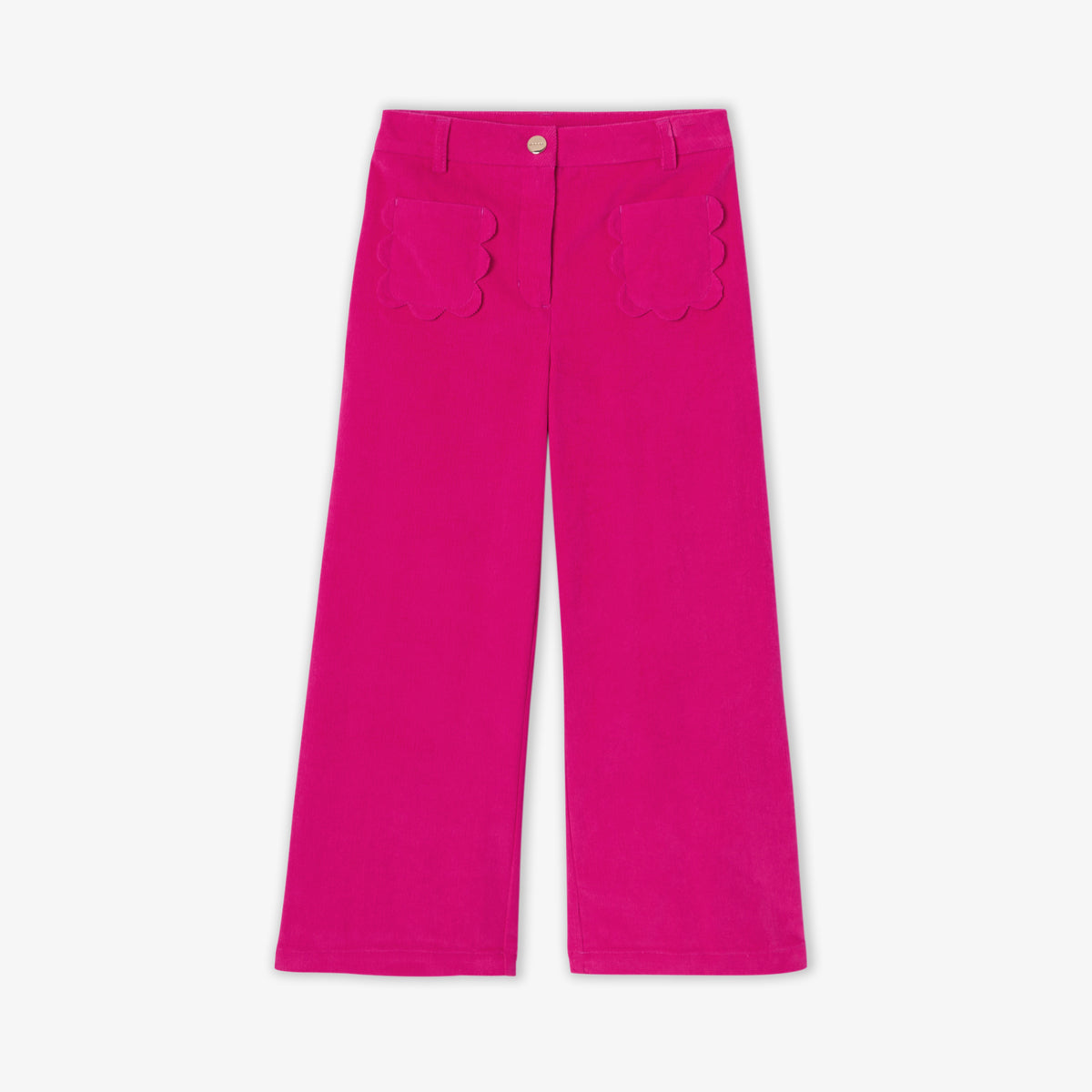 Girl wide-leg corduroy trousers