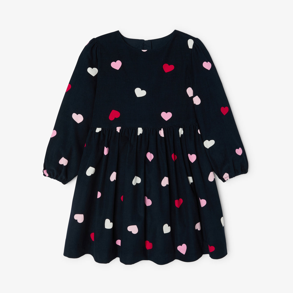 Girl needlecord velvet dress