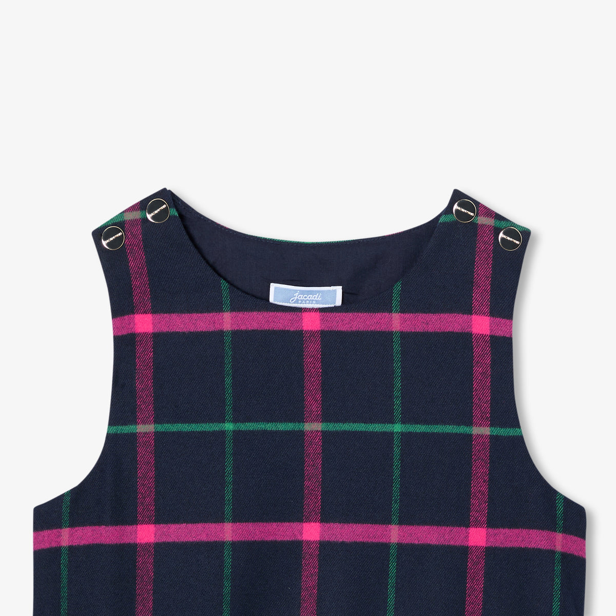 Girl flannel pinafore dress