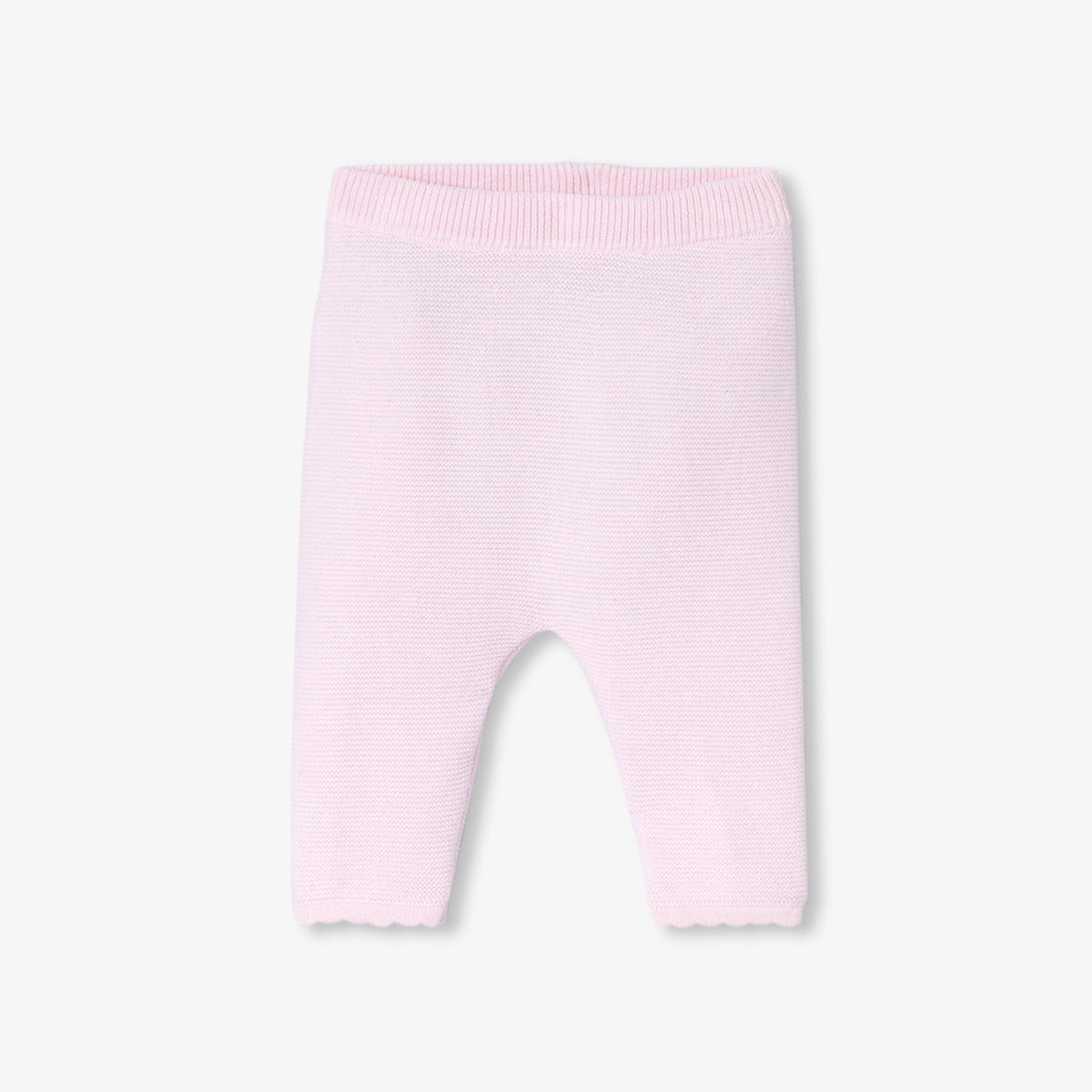 Baby girl cotton knit set