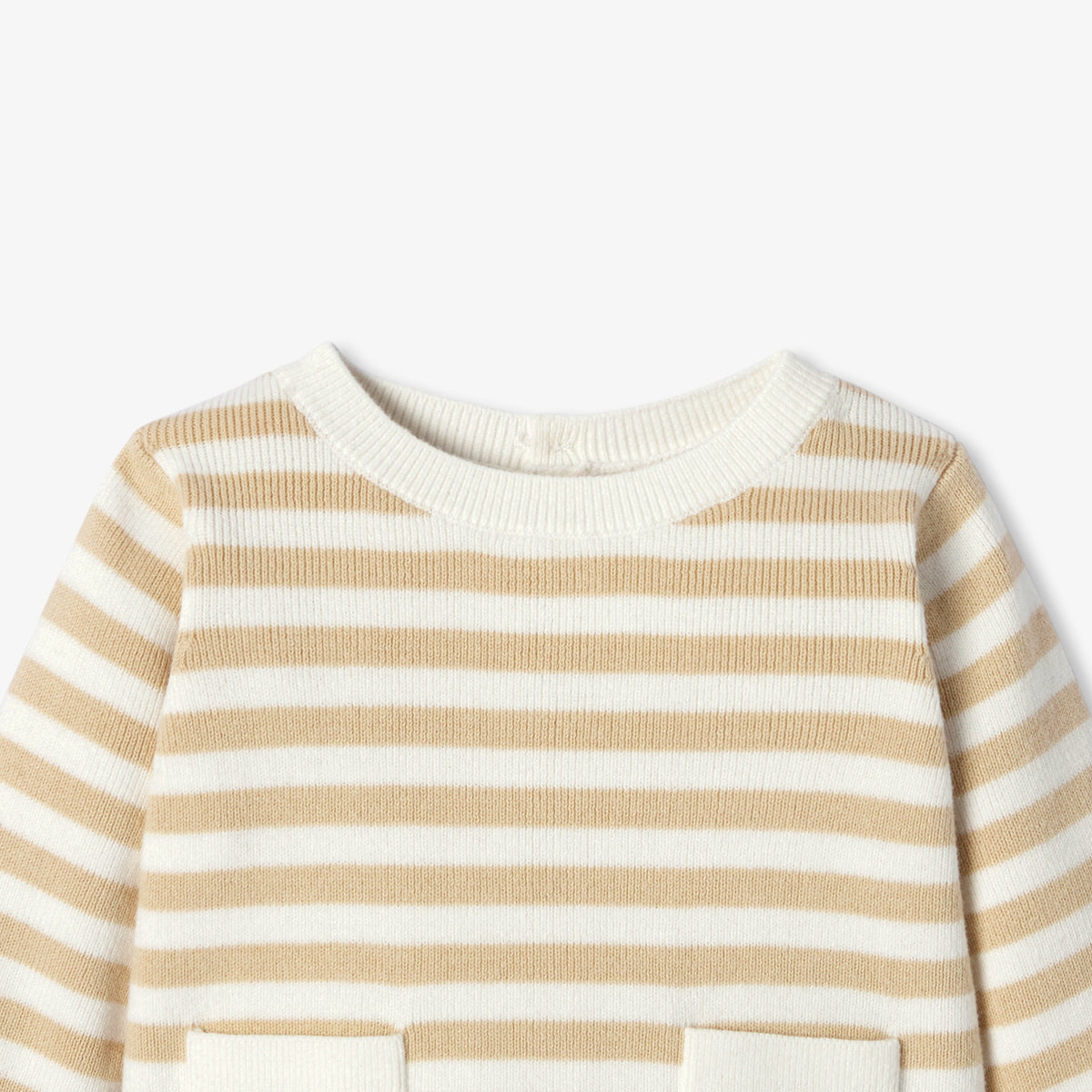 Baby boy organic cotton striped set
