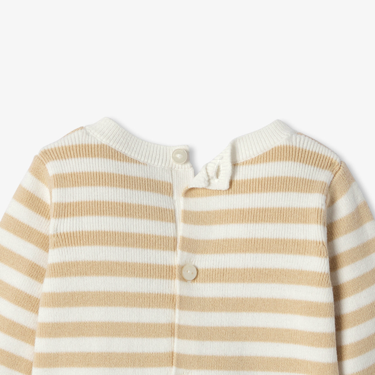 Baby boy organic cotton striped set
