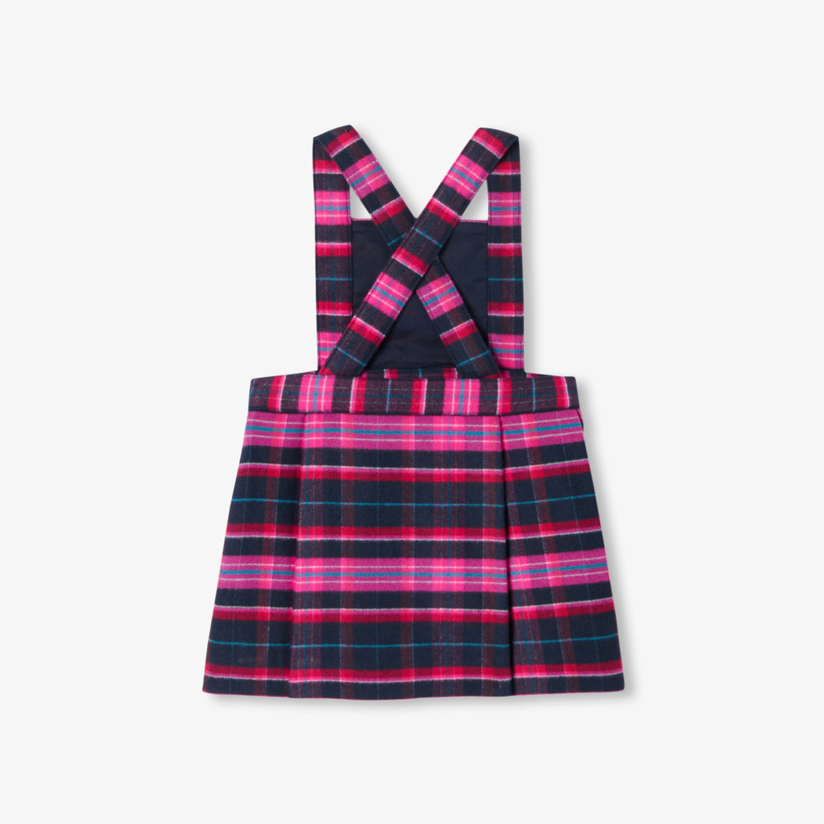 Baby girl tartan pinafore dress