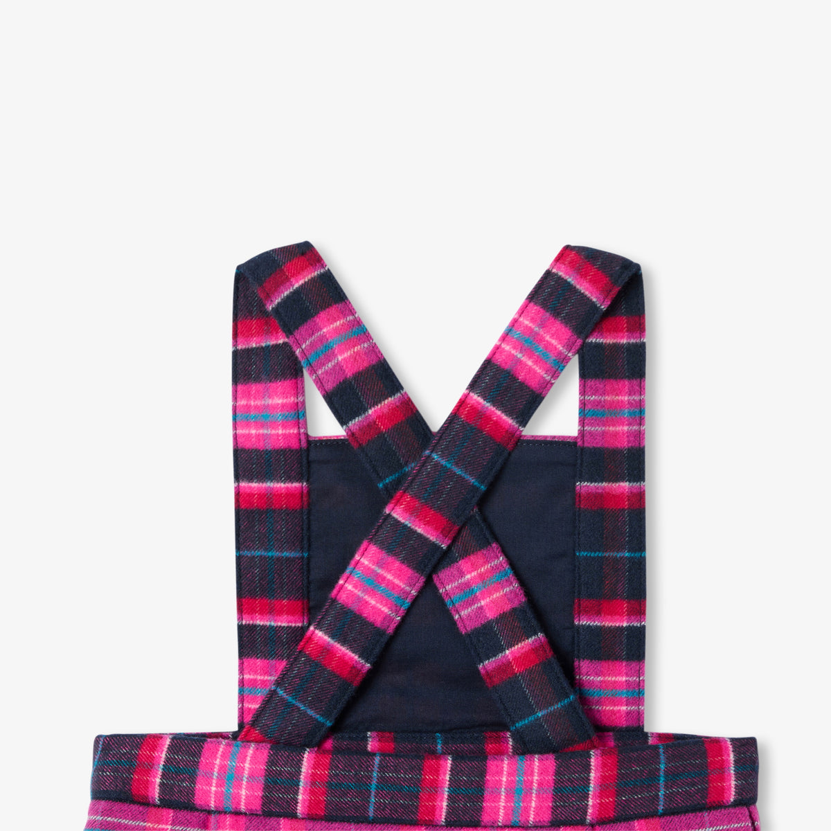 Baby girl tartan pinafore dress
