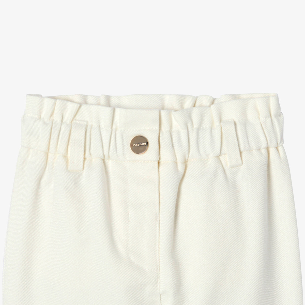 Baby girl cotton twill trousers