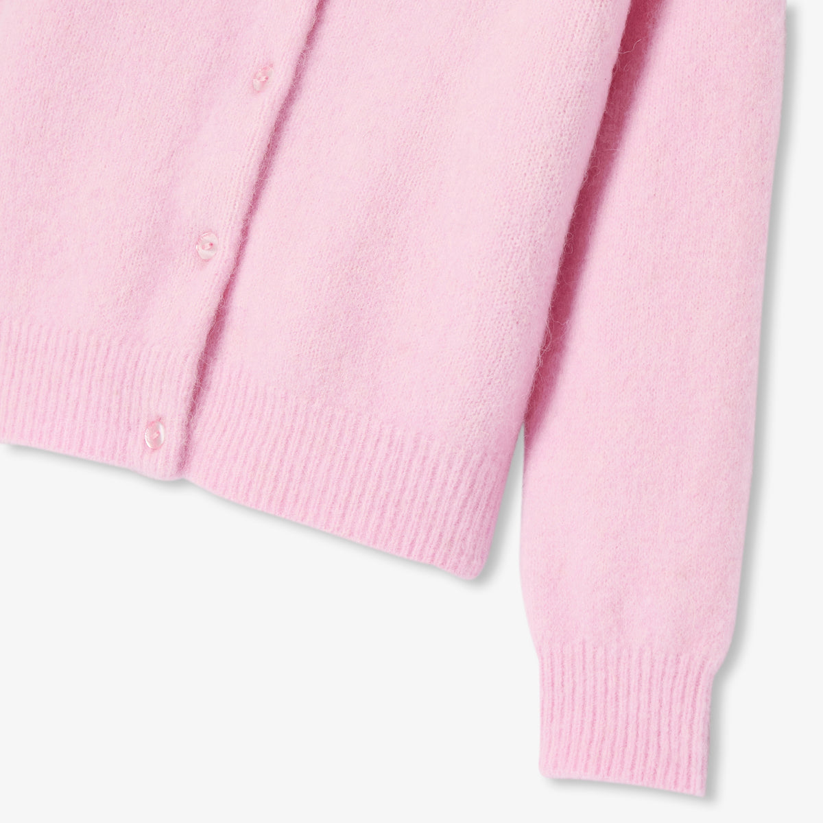 Girl wool and alpaca cardigan