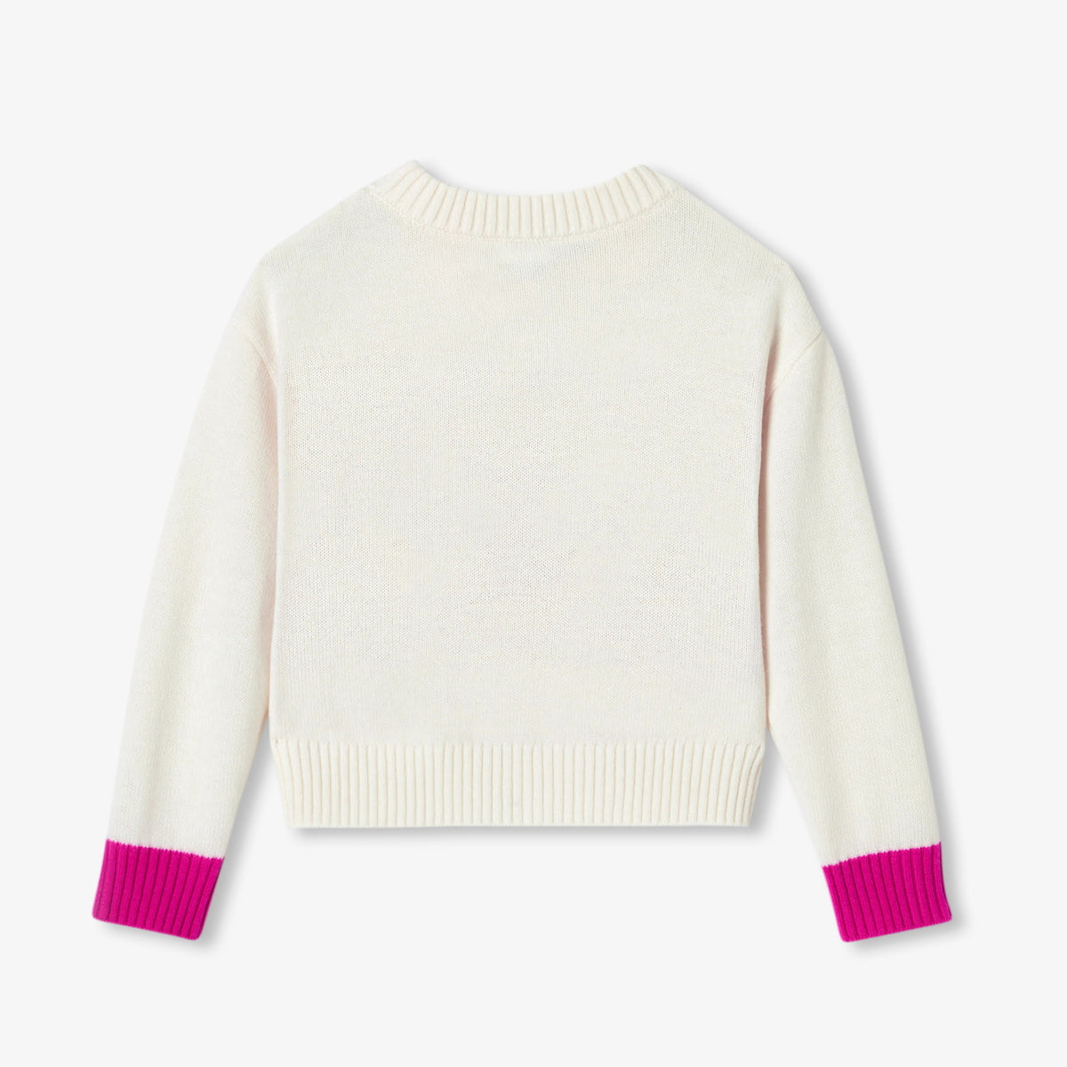 Girl jacquard heart jumper