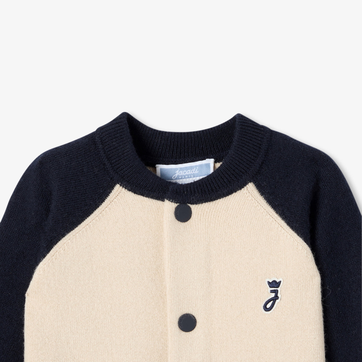 Baby boy knit Varsity jacket
