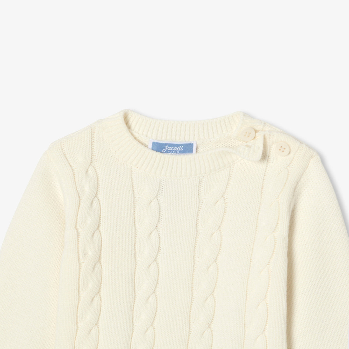 Baby cable-knit jumper