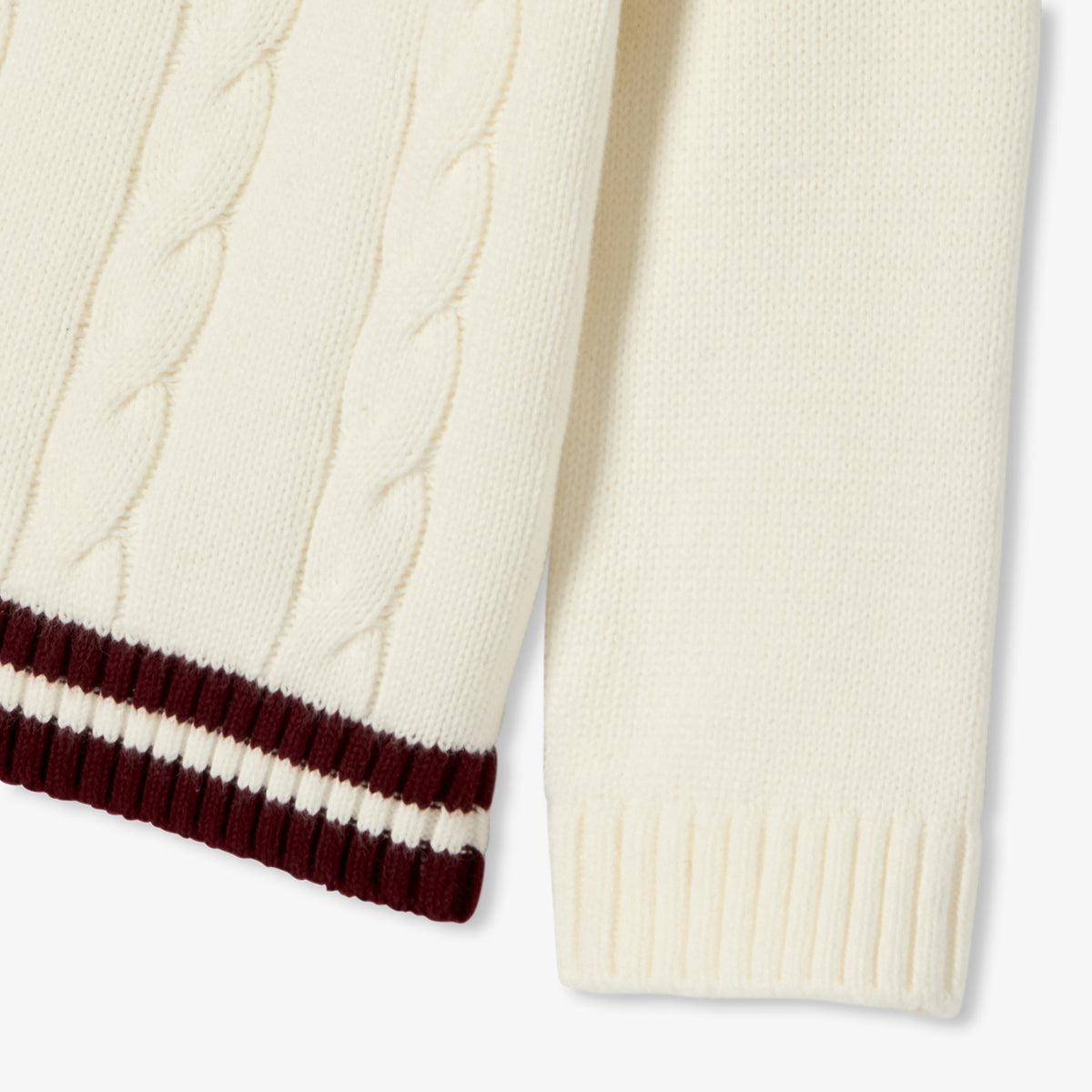 Baby cable-knit jumper