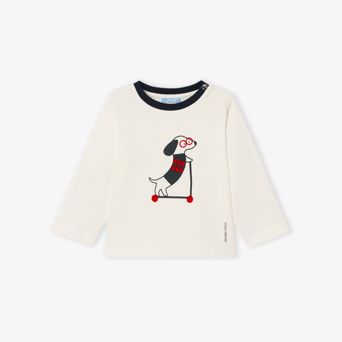 Baby boy long-sleeved cotton jersey T-shirt