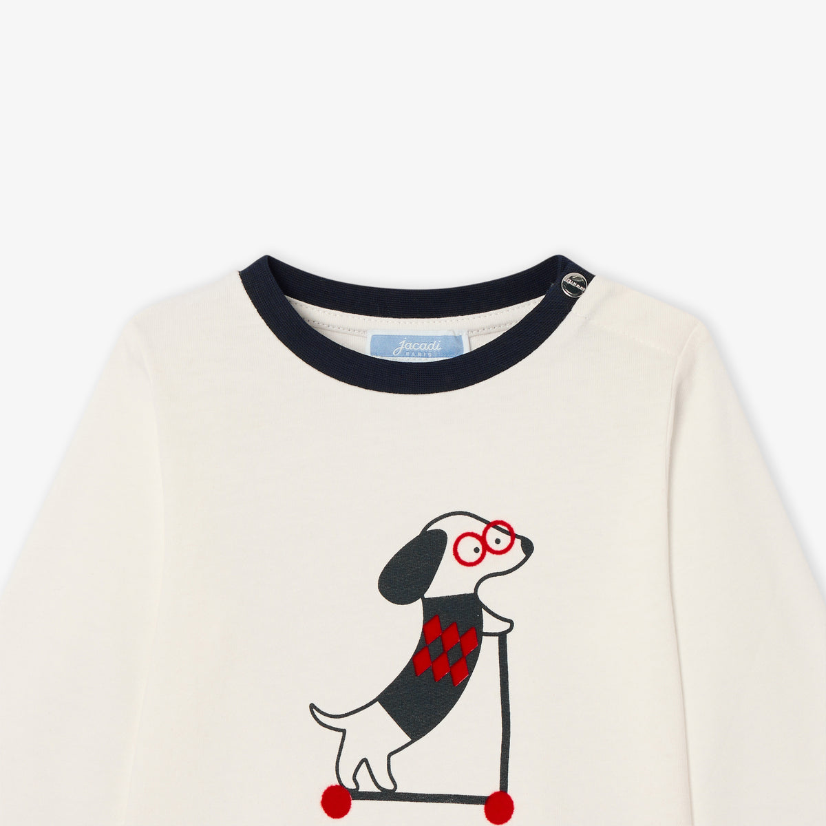 Baby boy long-sleeved cotton jersey T-shirt
