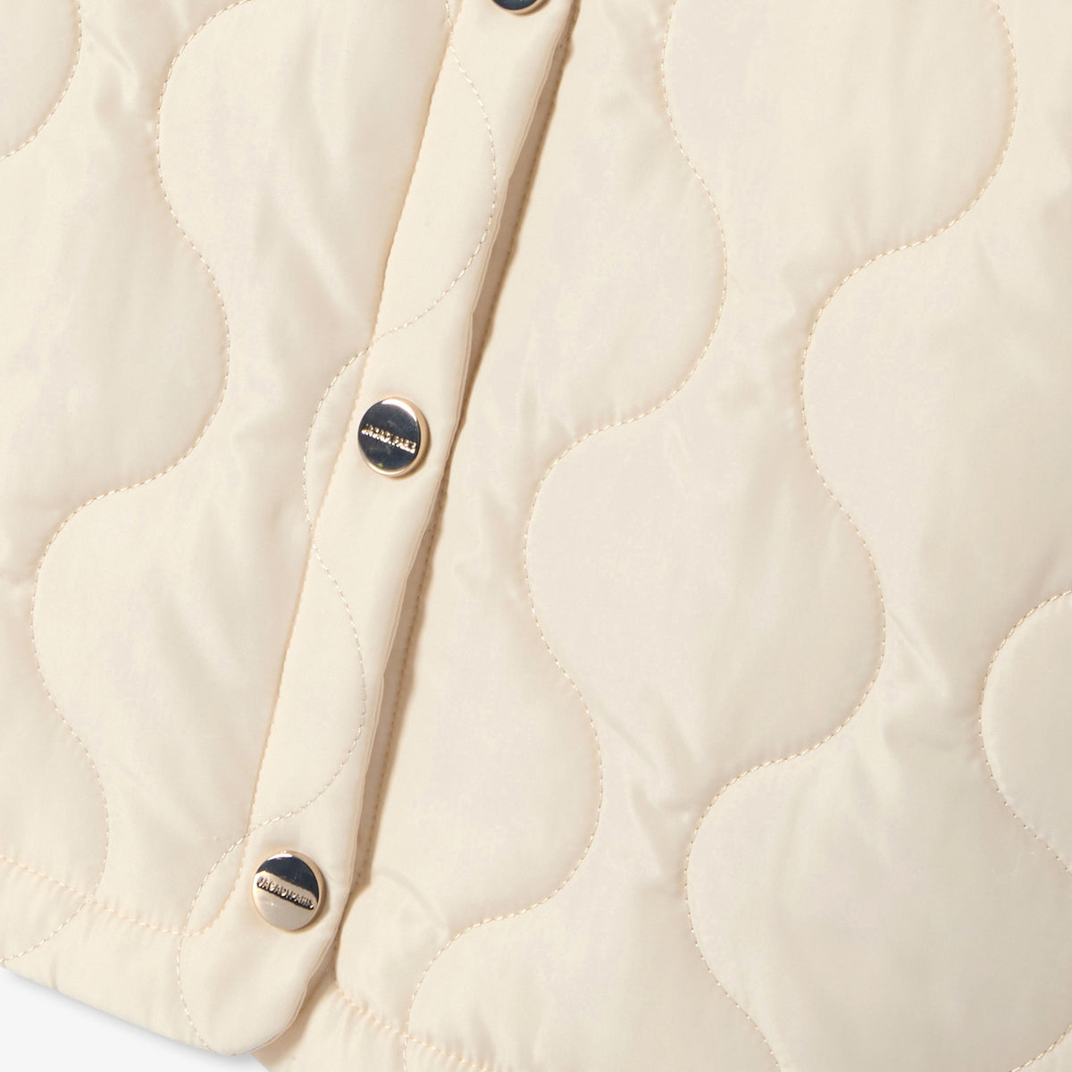 Girl reversible quilted jacket