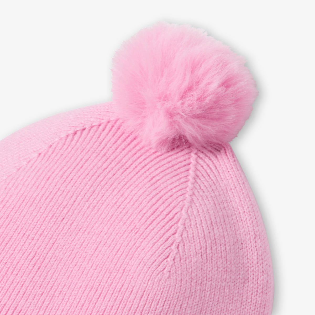 Baby girl knit beanie