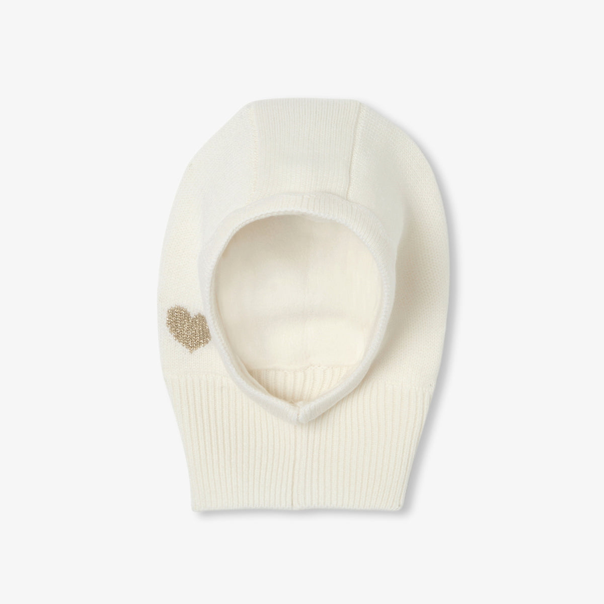 Baby girl lined knit balaclava