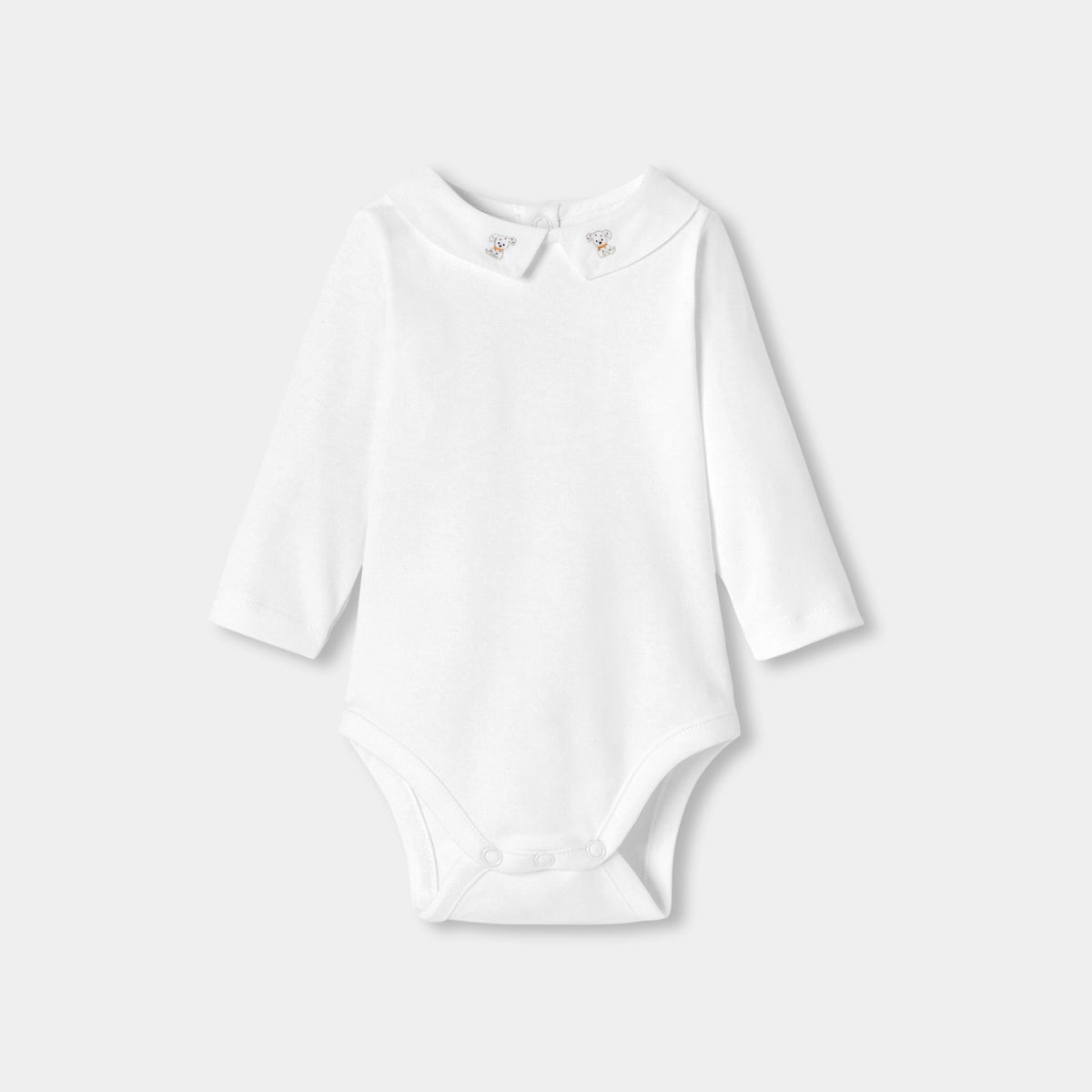 Baby boy long-sleeved cotton bodysuit