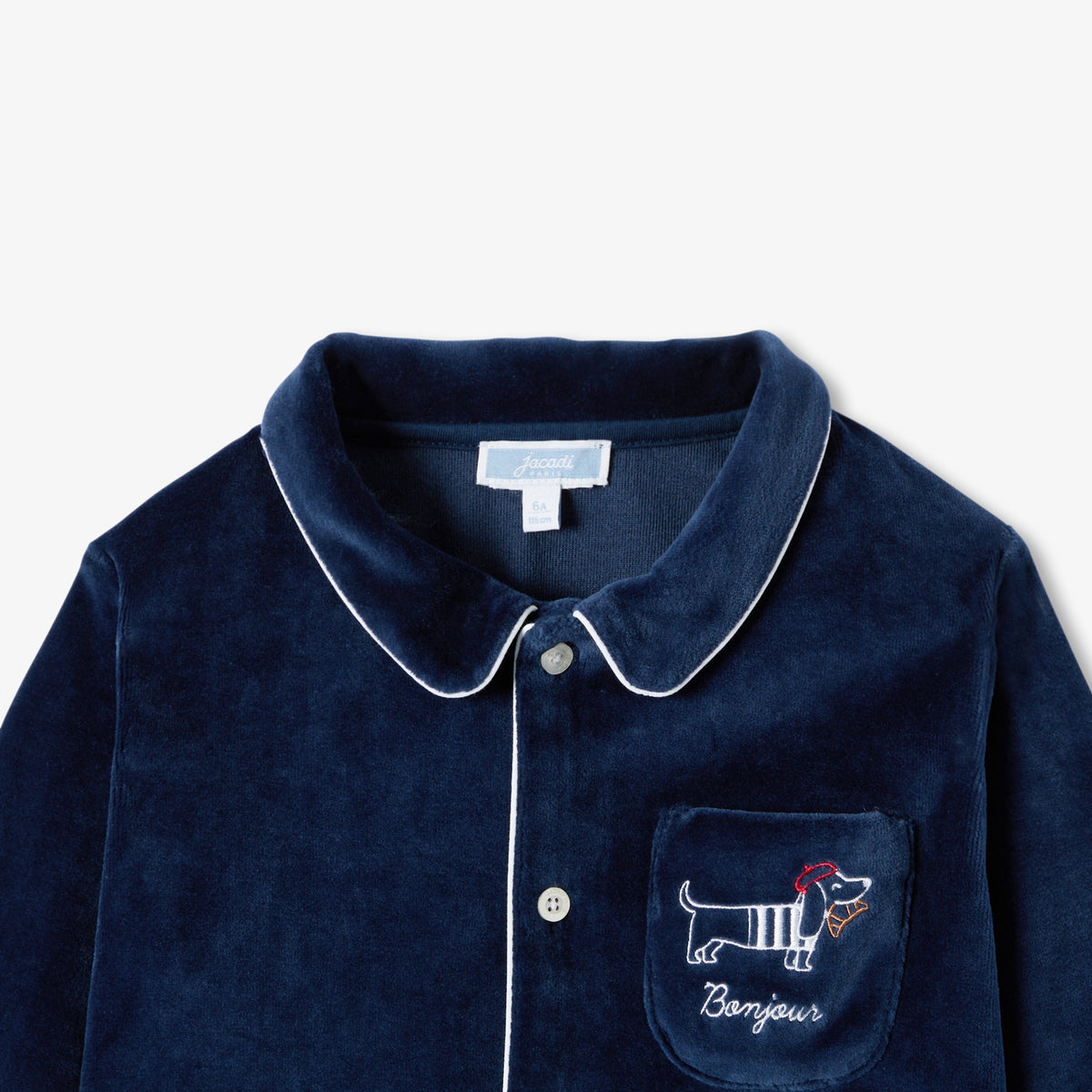 Boy velvet pyjamas