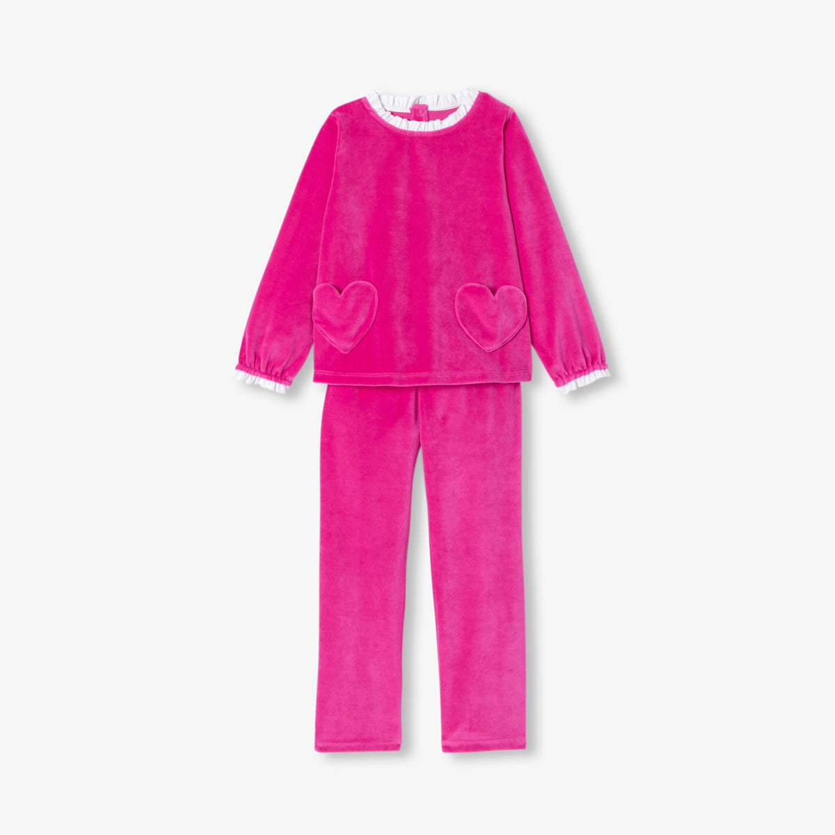 Girl velvet pyjamas