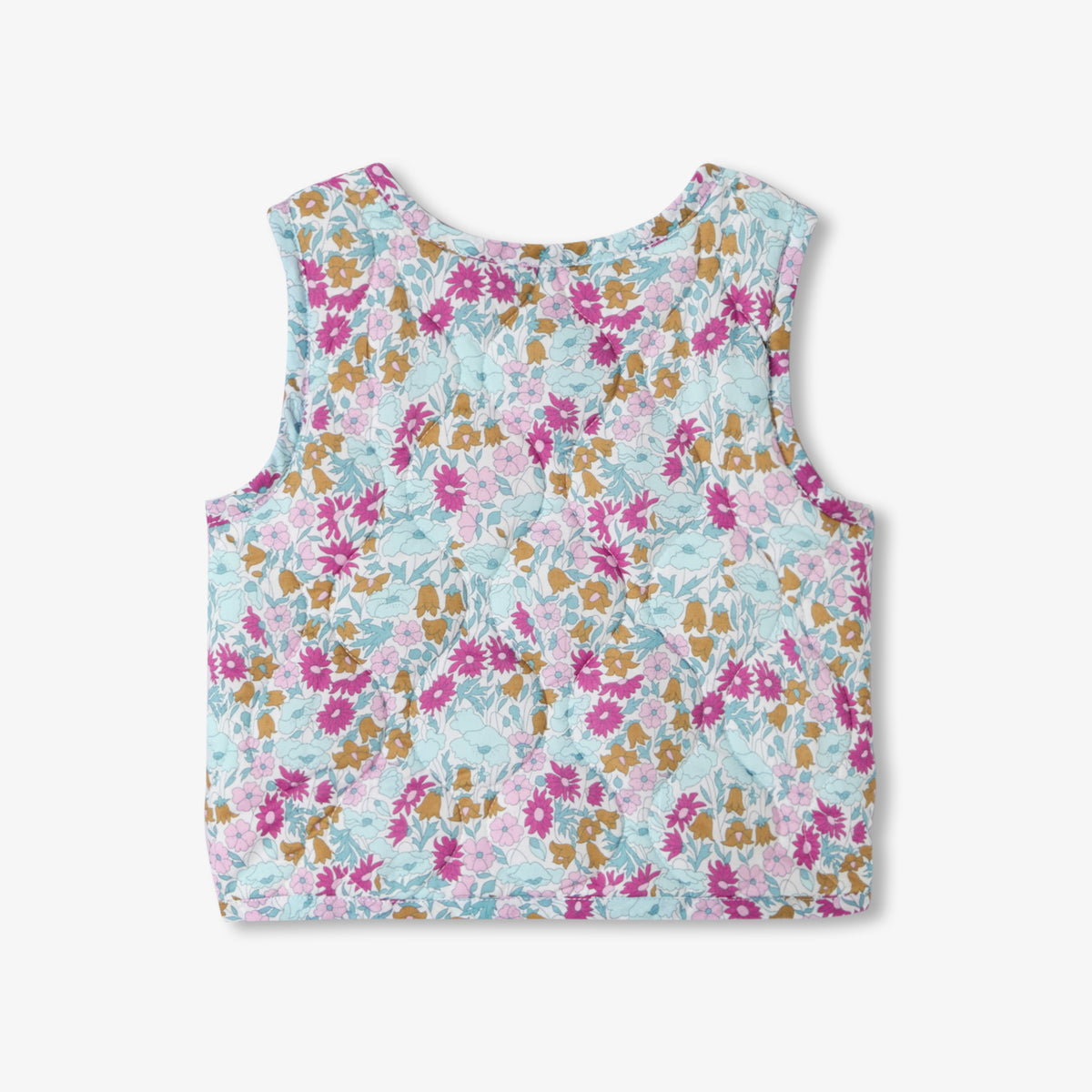 Baby girl Liberty print sleeveless jacket