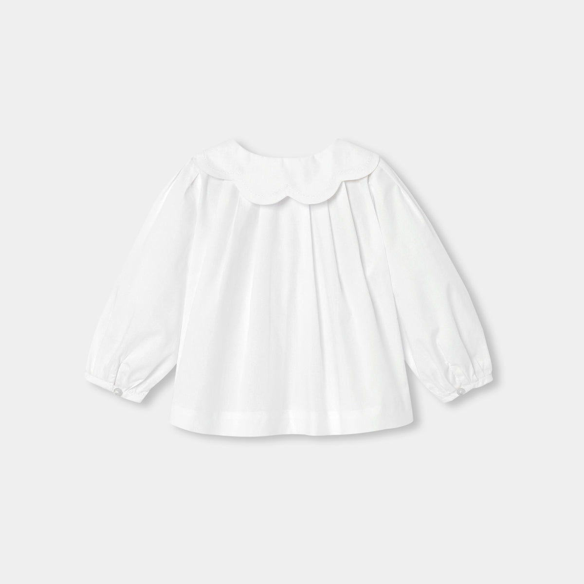 Baby girl poplin blouse