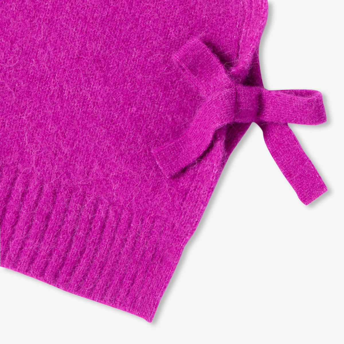 Girl sleeveless wool blend jumper