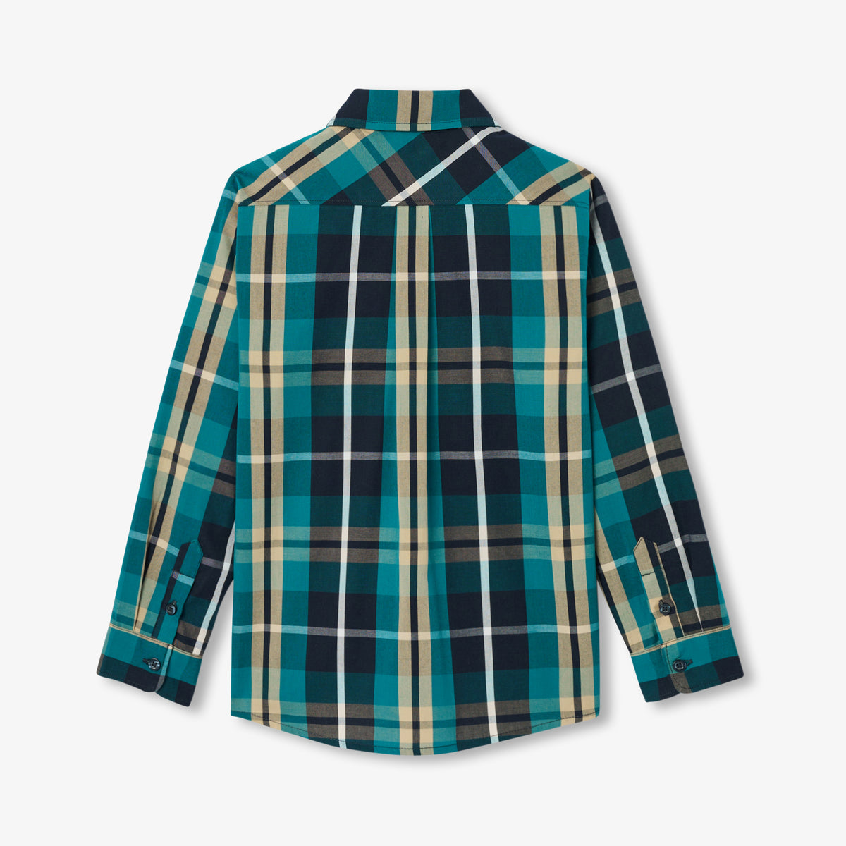 Boy tartan popeline shirt