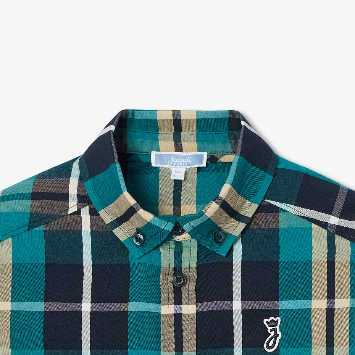 Boy tartan popeline shirt