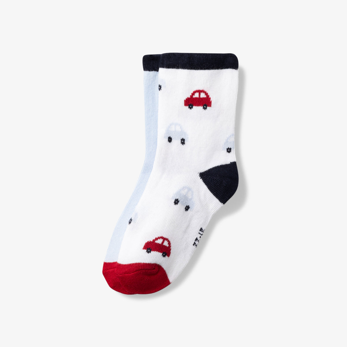 Duo de chaussettes bébé garçon en coton