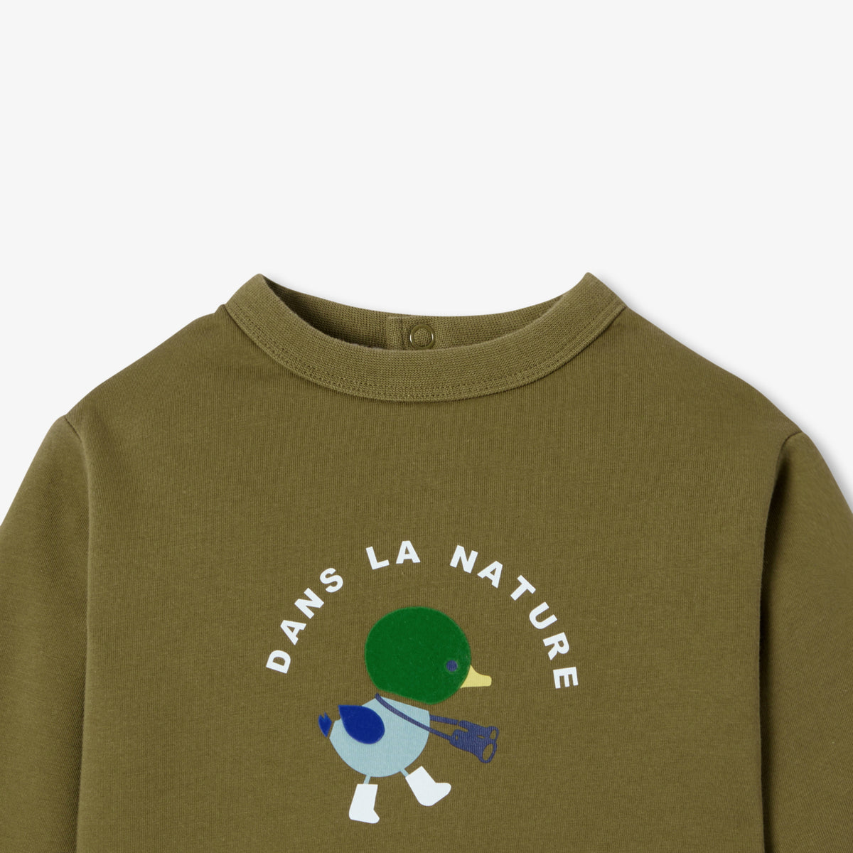 Baby boy sherpa-lined sweatshirt