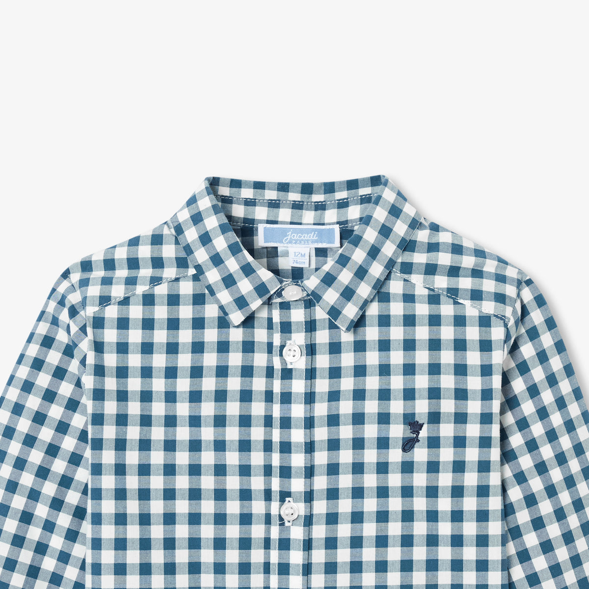 Baby boy gingham shirt