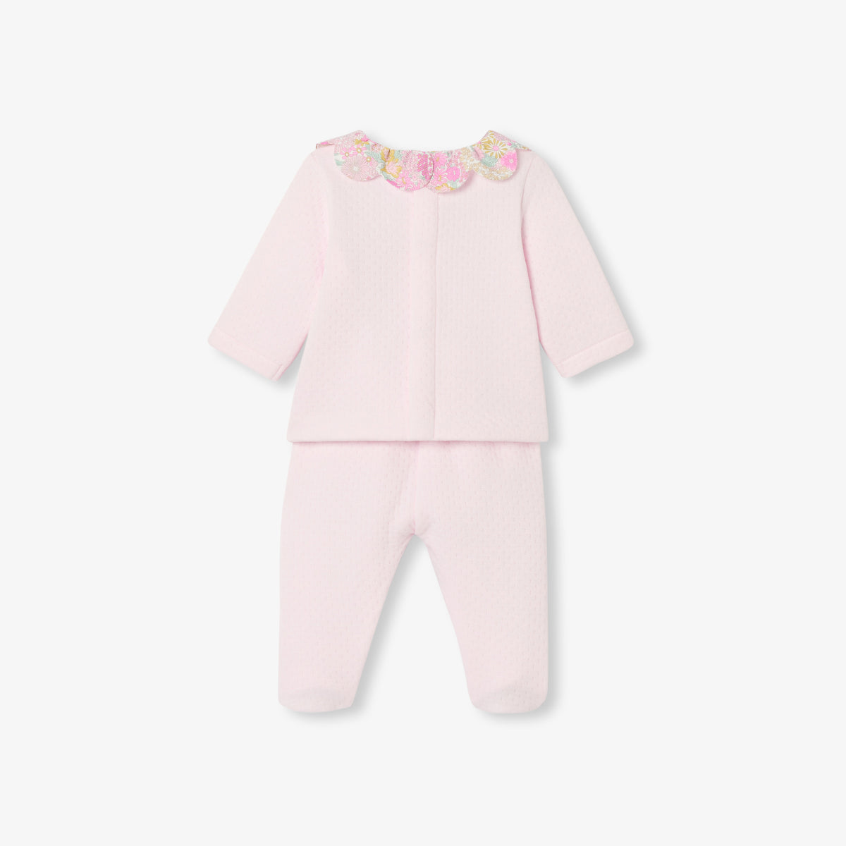 Baby girl cosy double jersey set