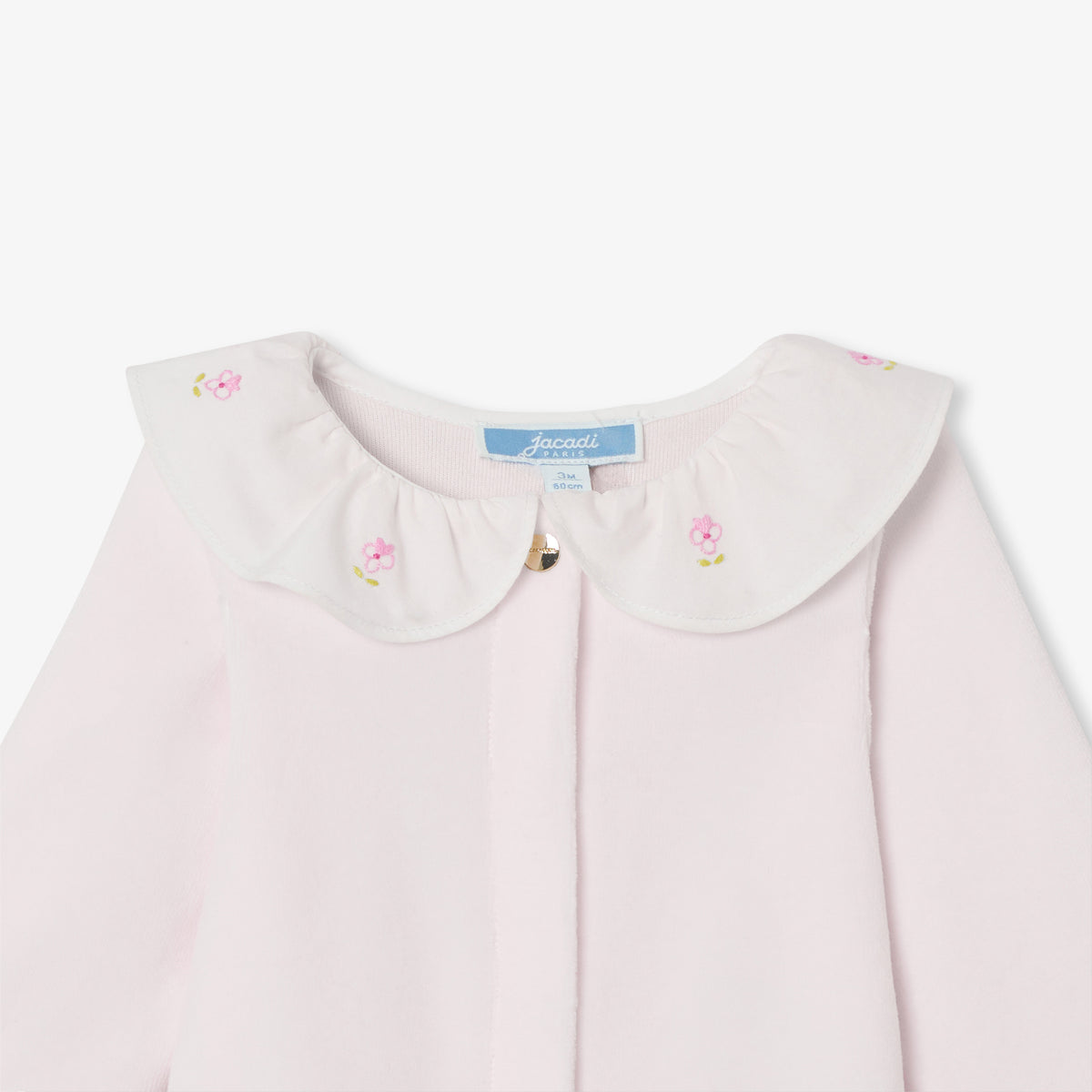 Baby girl velvet pyjamas
