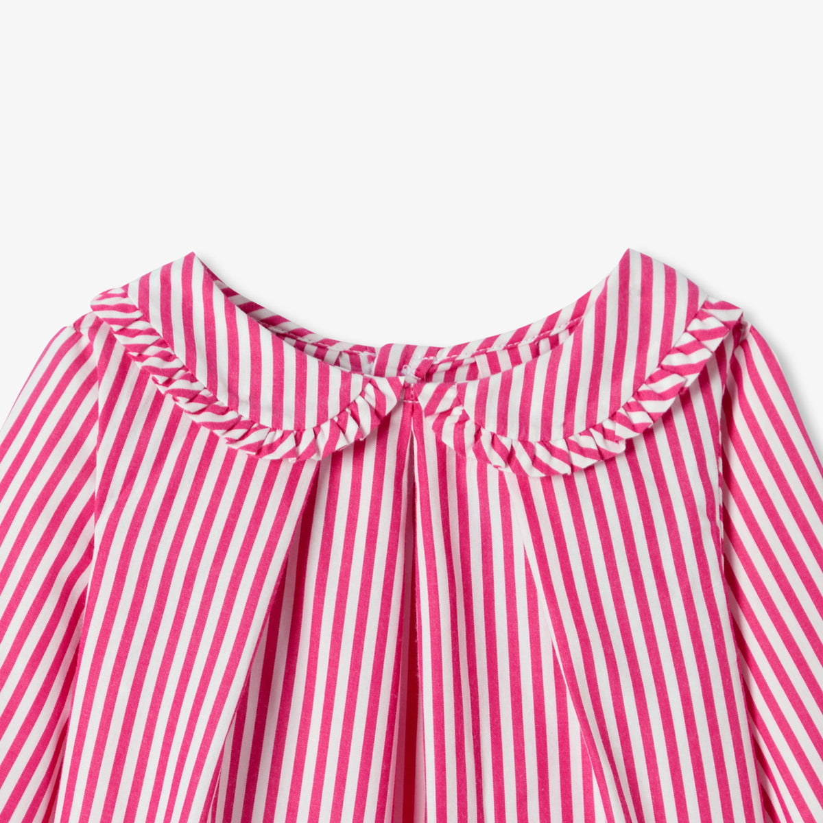 Baby girl striped poplin blouse