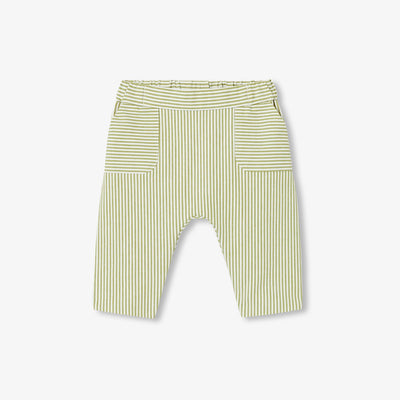 Baby boy striped twill trousers