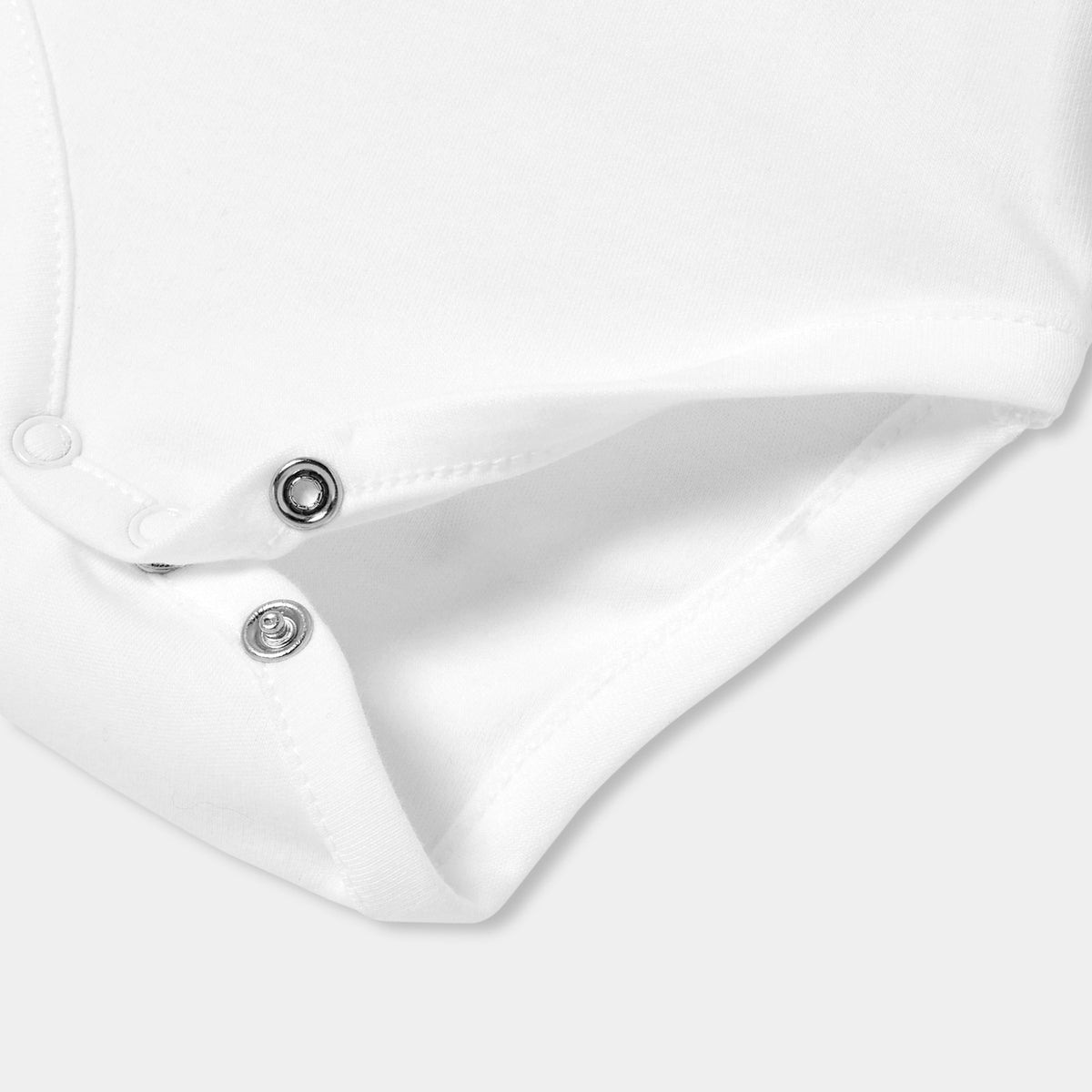 Baby long-sleeved bodysuit in interlock cotton