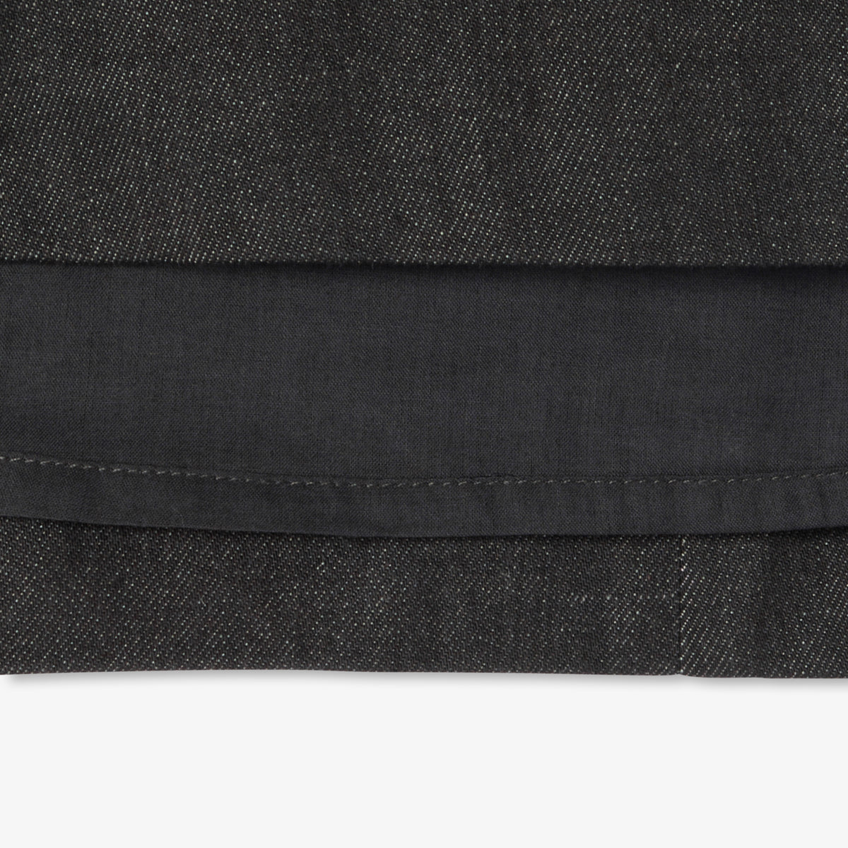 Girl denim trapeze dress