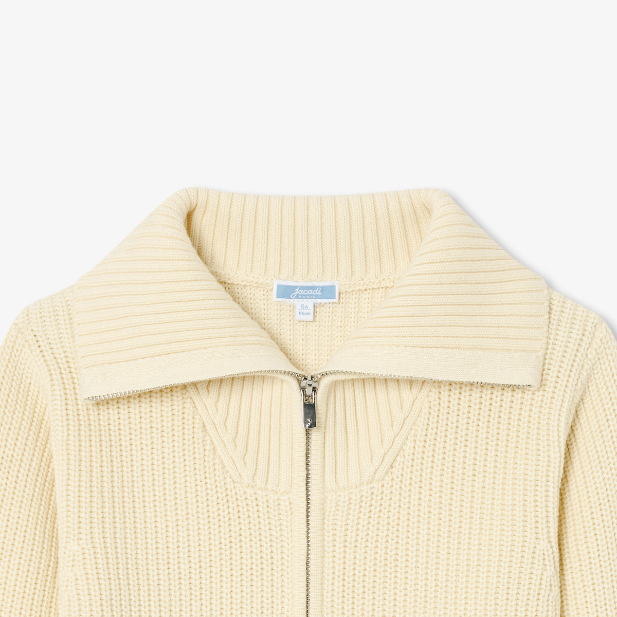 Boy trucker collar cardigan