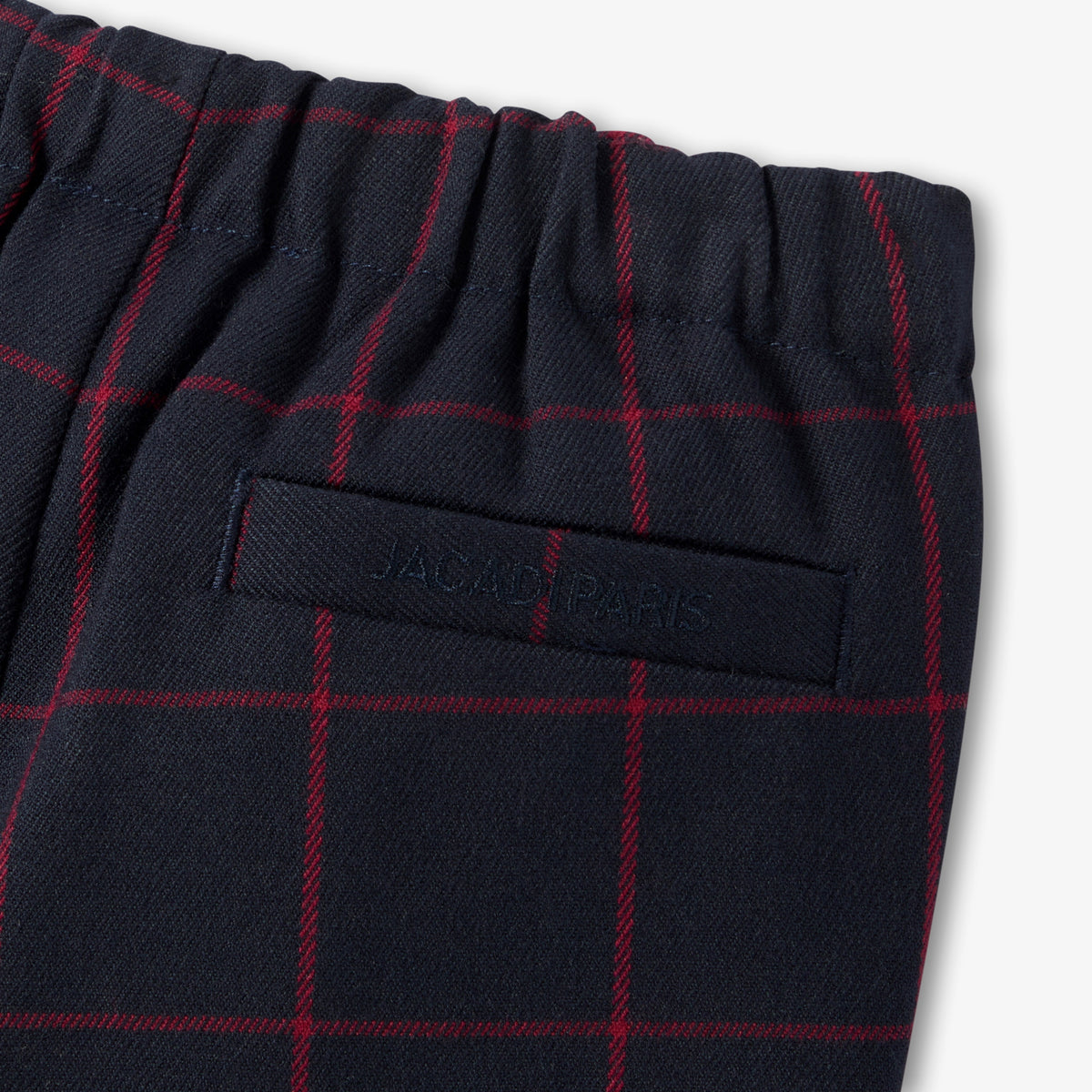 Baby boy checked flannel trousers